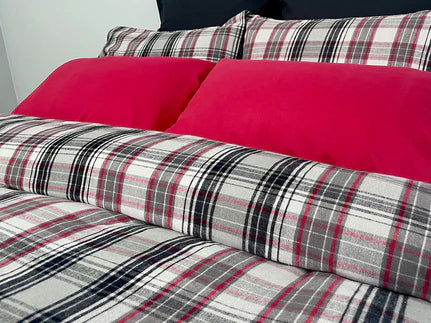 SPENCER FLANNEL DUVET COVER SET