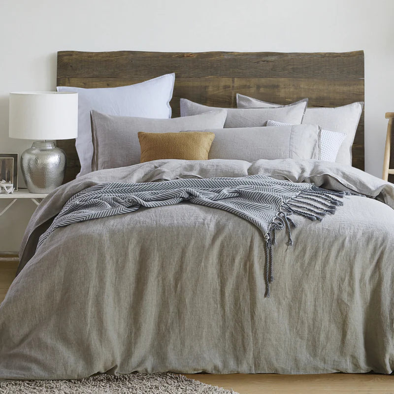 NATURAL LINEN SHEET SET