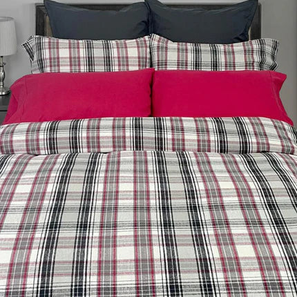 SPENCER FLANNEL DUVET COVER SET